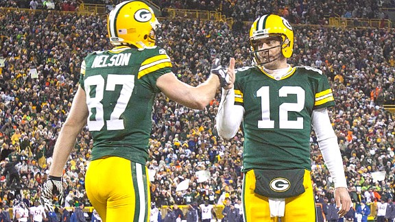 Jordy Nelson and Aaron Rodgers
