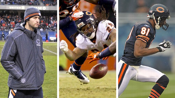 Jay Cutler, Marion Barber and Sam Hurd