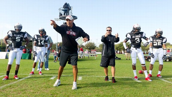 Herm Edwards, Cyrus Jones, P.J. Williams, Lucas Thompson, and Ronald Darby