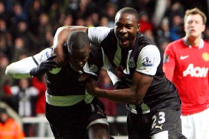 Shola Ameobi, Demba Ba
