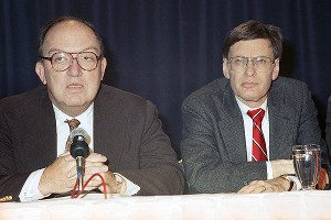 Fay Vincent and Bud Selig