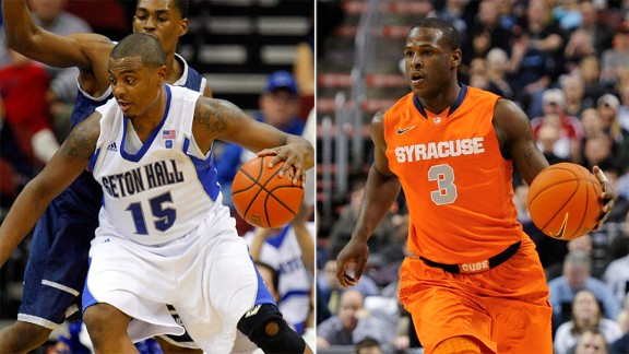 Herb Pope and Dion Waiters