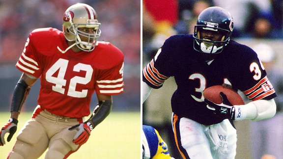 Ronnie Lott, Walter Payton