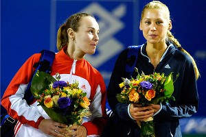 Martina Hingis and Anna Kournikova