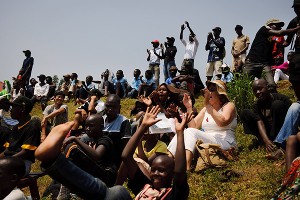 Ugandan Baseball Fans