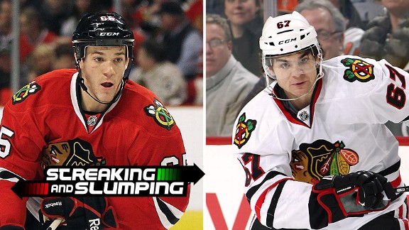 Andrew Shaw and Michael Frolik