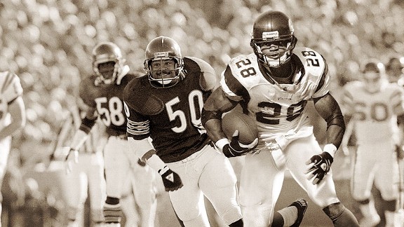 Mike Singletary and Adrian Peterson