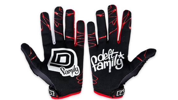 Details about   LOT 2 PAIRS DEFT FAMILY GLOVES BLACK & WHITE RED&ORANGE S,M adult ATV 