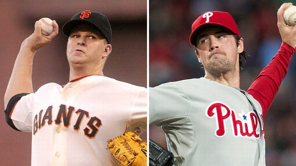 Matt Cain and Cole Hamels