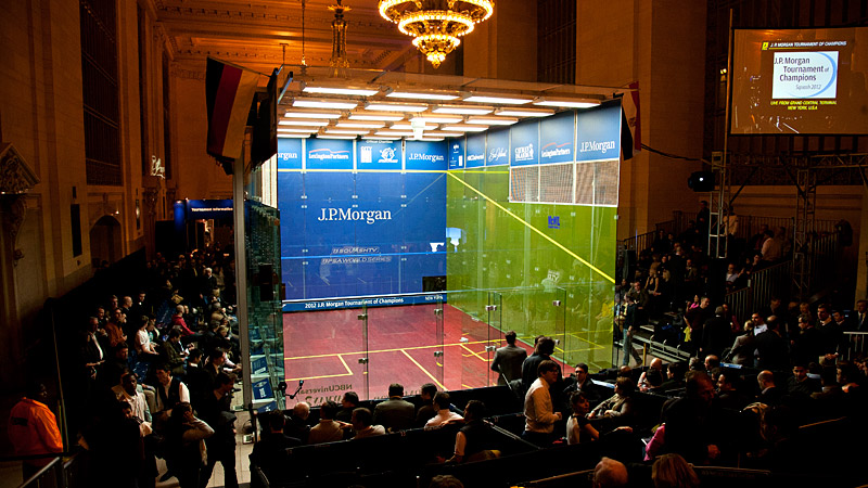 The J P Morgan Tournament of Champions captivates Grand Central crowd