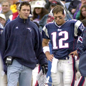 Drew Bledsoe and Tom Brady
