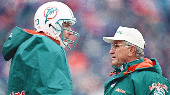 Dan Marino and Don Shula
