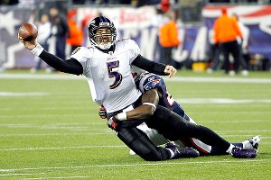 Joe Flacco and James Ihedigbo