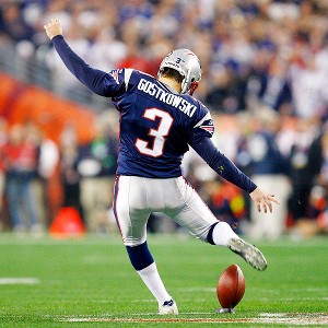 Rob Tringali/Getty Images Gostkowski's out-of-bounds kickoff in SB 