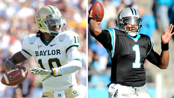 Robert Griffin III and Cam Newton