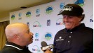 Phil Mickelson and Michael Collins