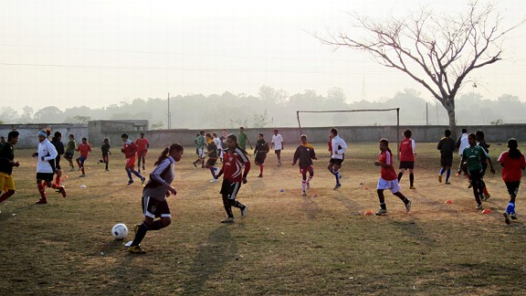 Girls Soccer in India