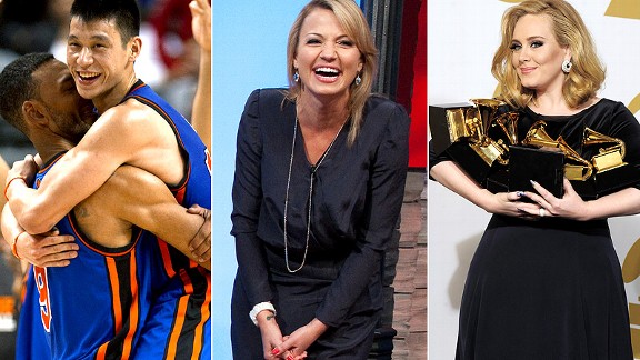 Michelle Beadle recaps the latest Jeremy Lin heroics and Adele's big week