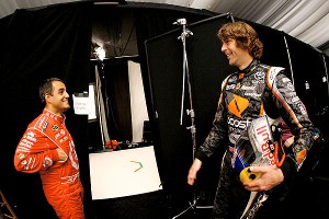Juan Pablo Montoya and Travis Pastrana
