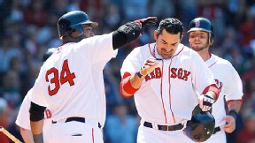 Adrian Gonzalez and David Ortiz