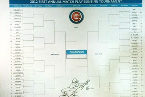 Chicago Cubs bunting contest bracket 