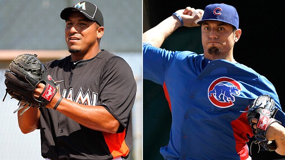 Carlos Zambrano and Matt Garza
