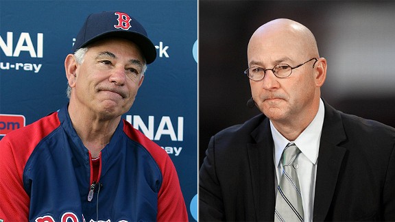 Bobby Valentine and Terry Francona