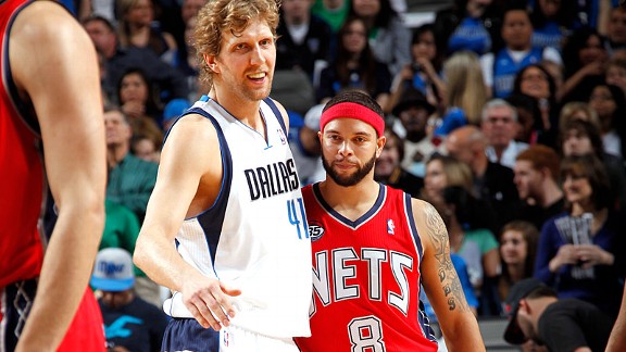 Dirk Nowitzki and Deron Williams