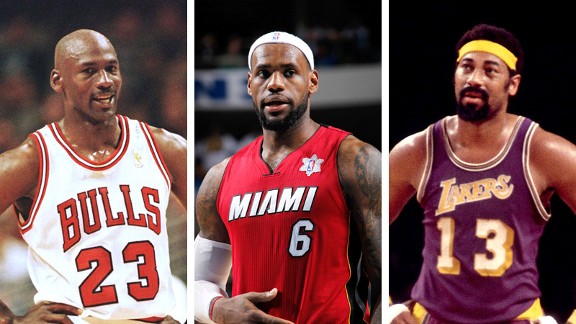 LeBron against the all-time greats