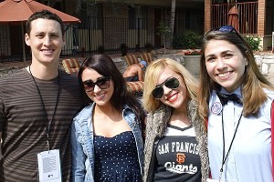 Andy Bishop, Taylor Hensley, Ashley Chavez and Amie Matthews