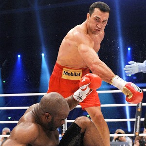Wladimir Klitschko and Jean-Marc Mormeck