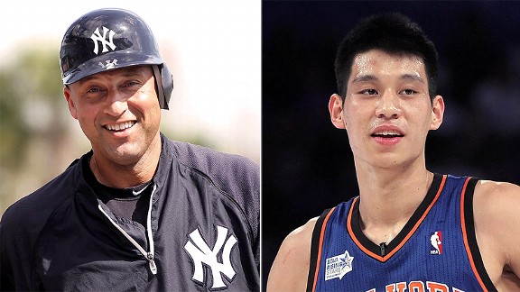 Derek Jeter and Jeremy Lin