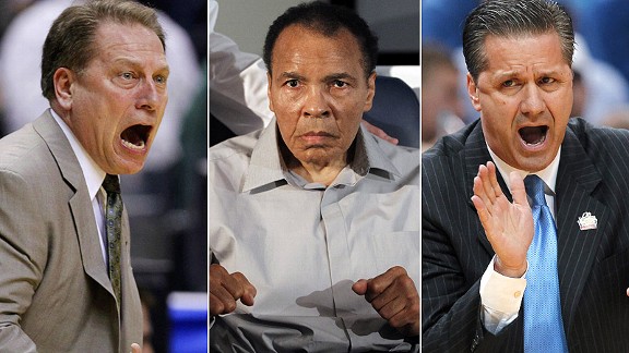 Tom Izzo/Muhammad Ali/John Calipari