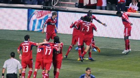 Chicago Fire celebrate