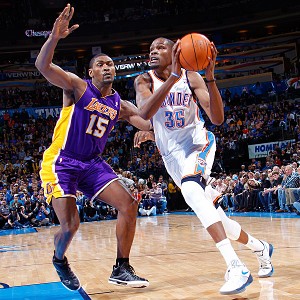 lakers vs thunder