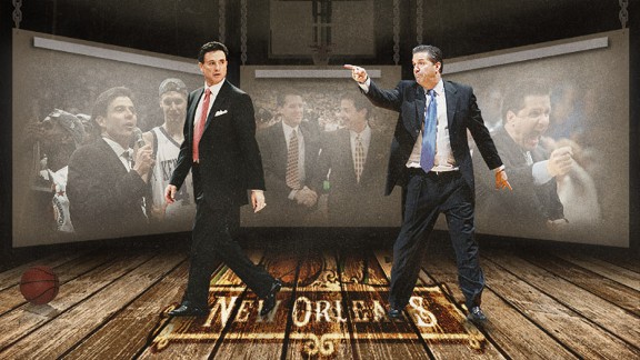 Rick Pitino and John Calipari