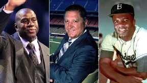 Magic Johnson/Al Campanis/Brooks Robinson