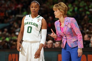 Odyssey Sims and Kim Mulkey