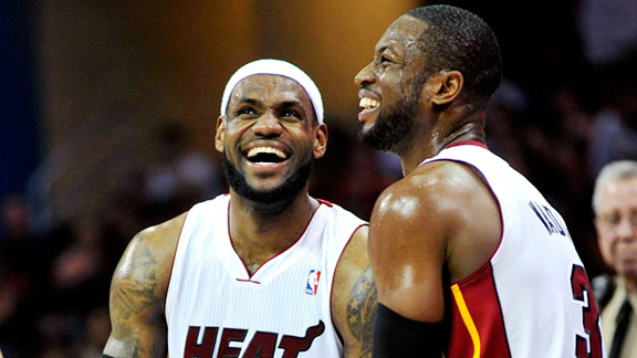 LeBron James and Dwyane Wade