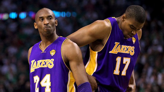 Andrew Bynum, Kobe Bryant