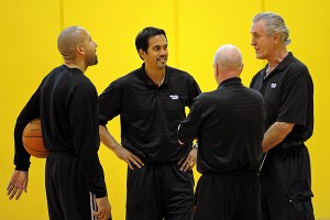 Pat Riley, Erik Spoelstra, David Fizdale, Ron Rothstein