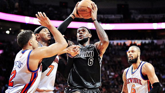 15 апреля. James and Heat wins Knicks