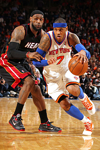 James and Carmelo Anthony
