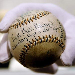 Fenway Park first pitch