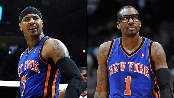 Carmelo Anthony and Amare Stoudamire