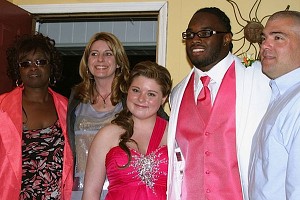 Trent Richardson and Courtney Alvis