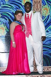 Trent Richardson and Courtney Alvis