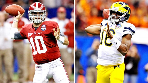 AJ McCarron, Denard Robinson