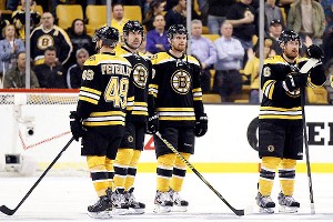 Boston Bruins dejected