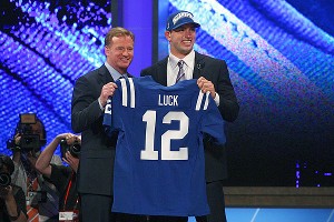 Andrew Luck and Roger Goodell